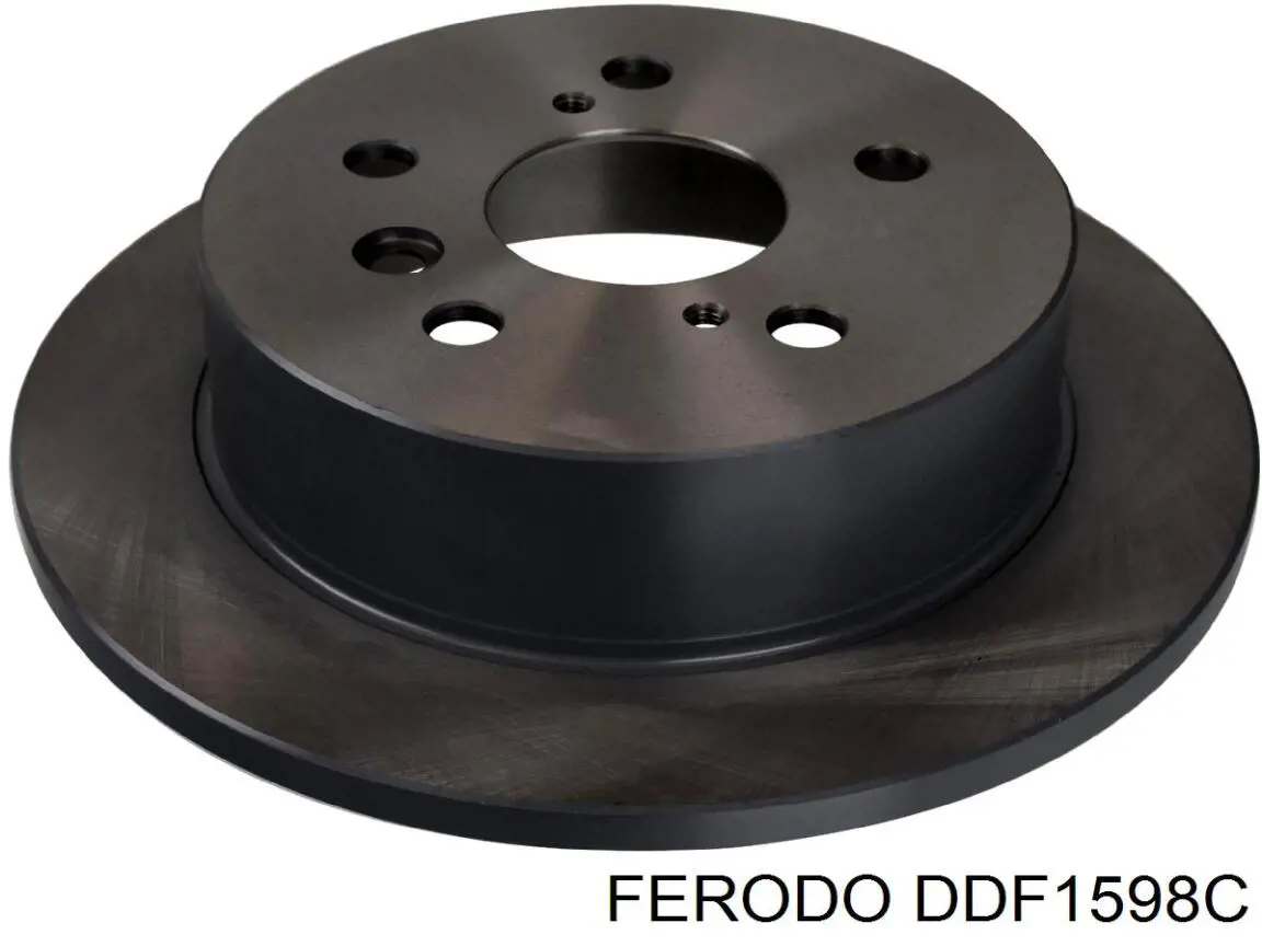 DDF1598C Ferodo диск гальмівний задній