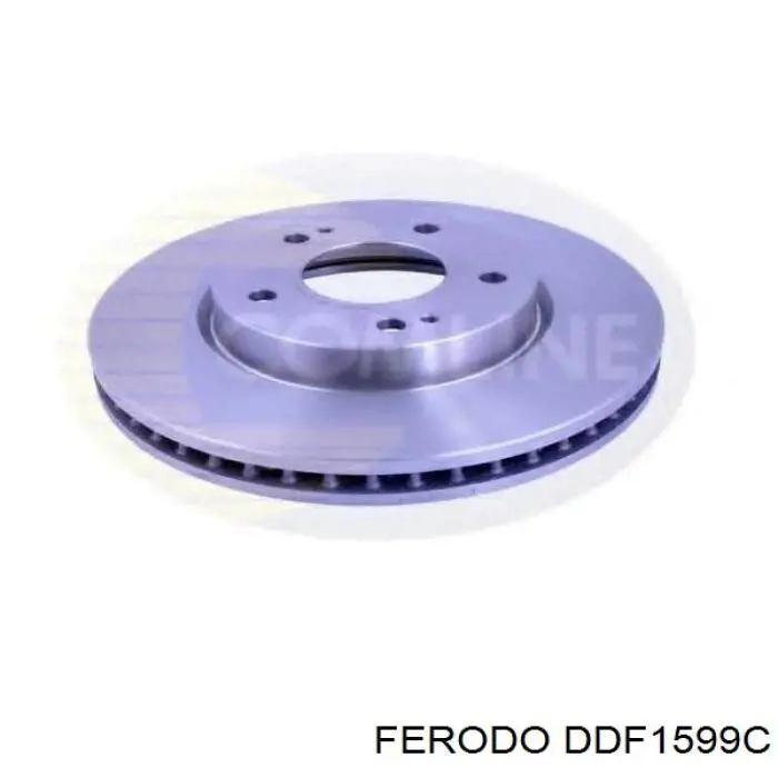 Диск гальмівний передній Ferodo DDF1599C