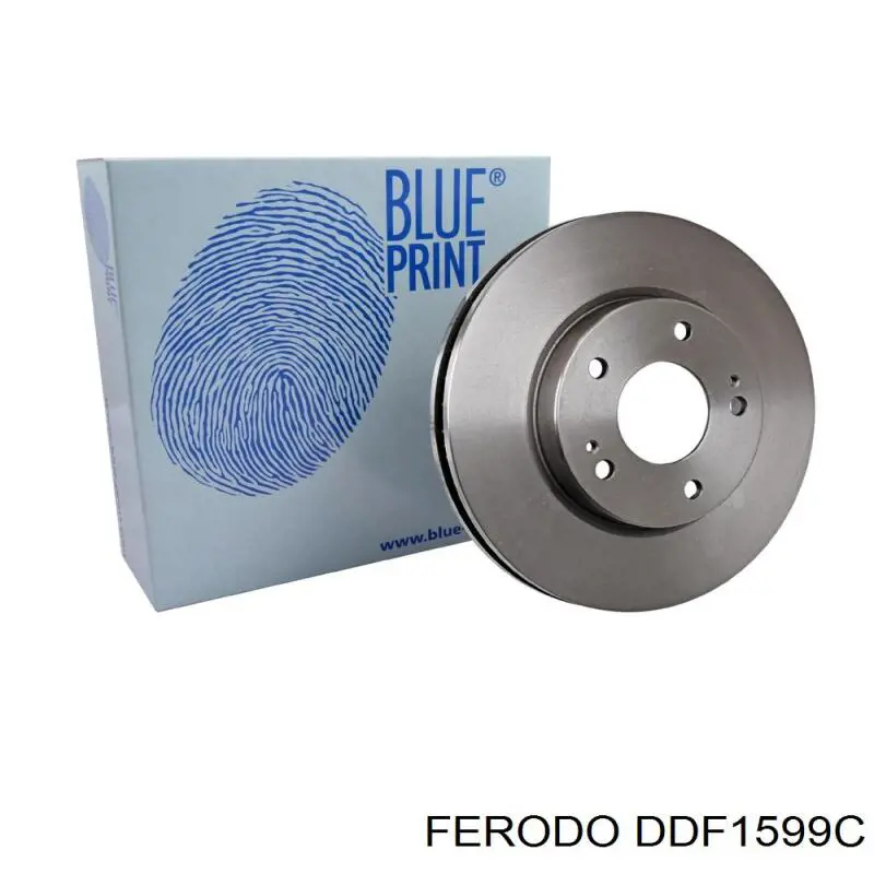 Гальмівні диски передні DDF1599C Ferodo
