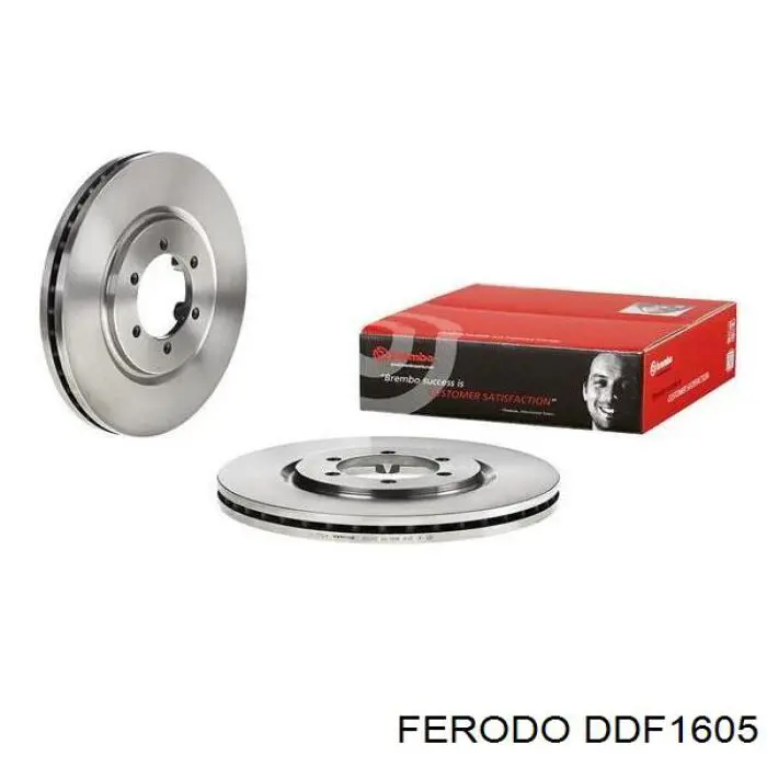Гальмівні диски передні DDF1605 Ferodo
