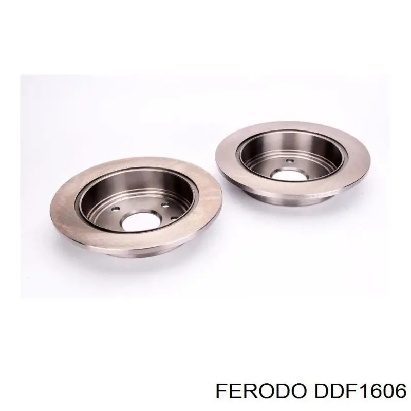 DDF1606 Ferodo диск гальмівний задній