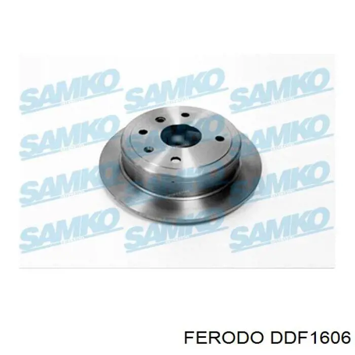 Диск гальмівний задній Ferodo DDF1606
