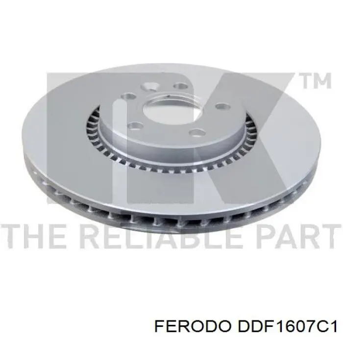 DDF1607C1 Ferodo Гальмо дискове переднє