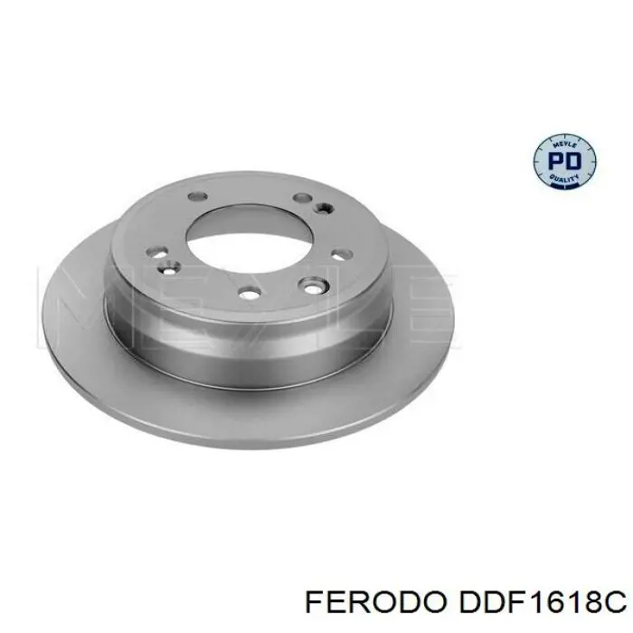 DDF1618C Ferodo диск гальмівний задній