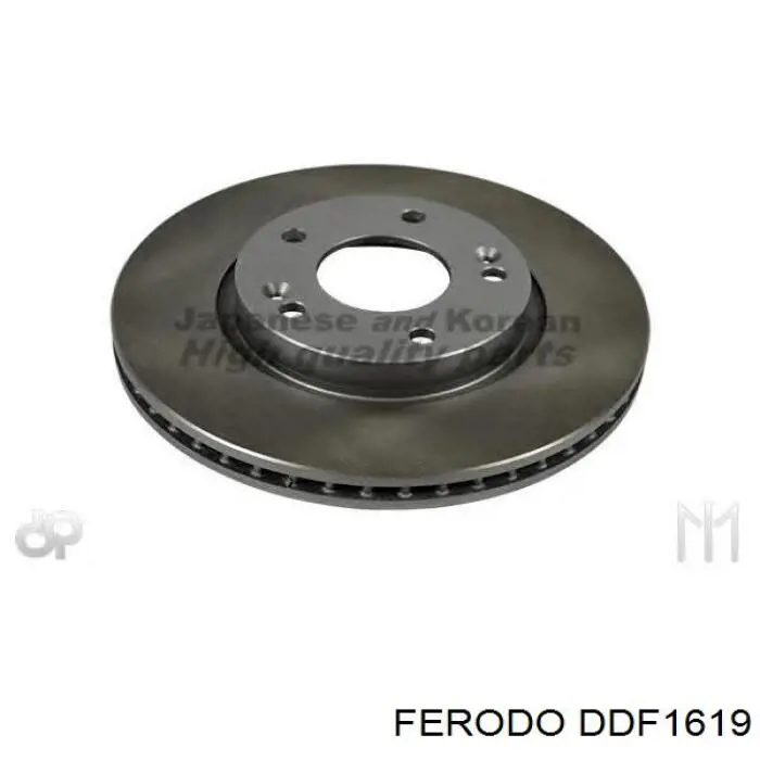 Диск переднього гальма Ferodo DDF1619 ціна, від 50.15 USD
