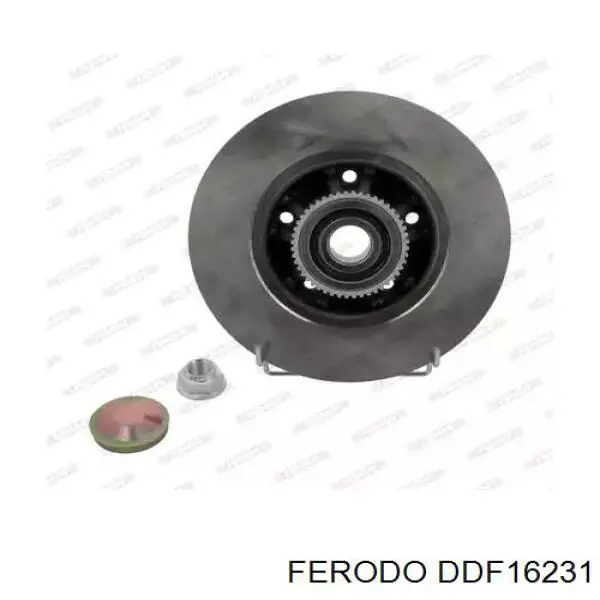 DDF16231 Ferodo диск гальмівний задній