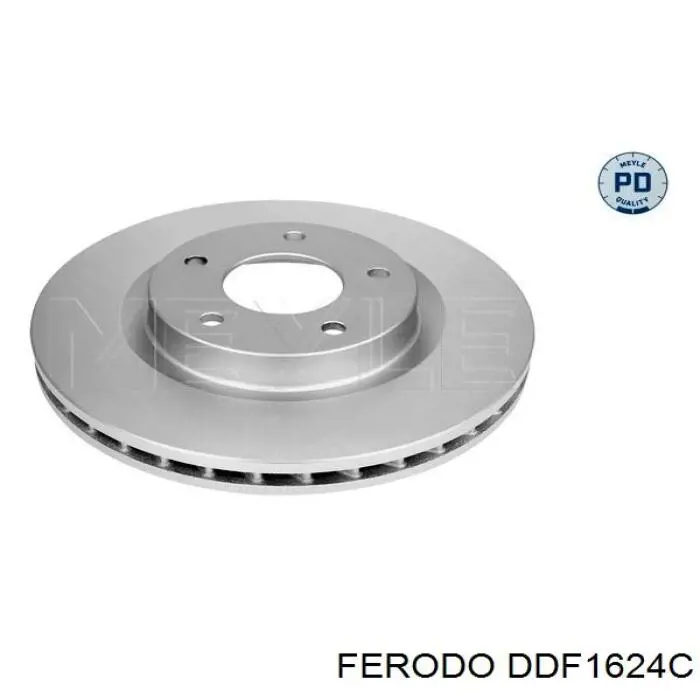 DDF1624C Ferodo Гальмо дискове переднє