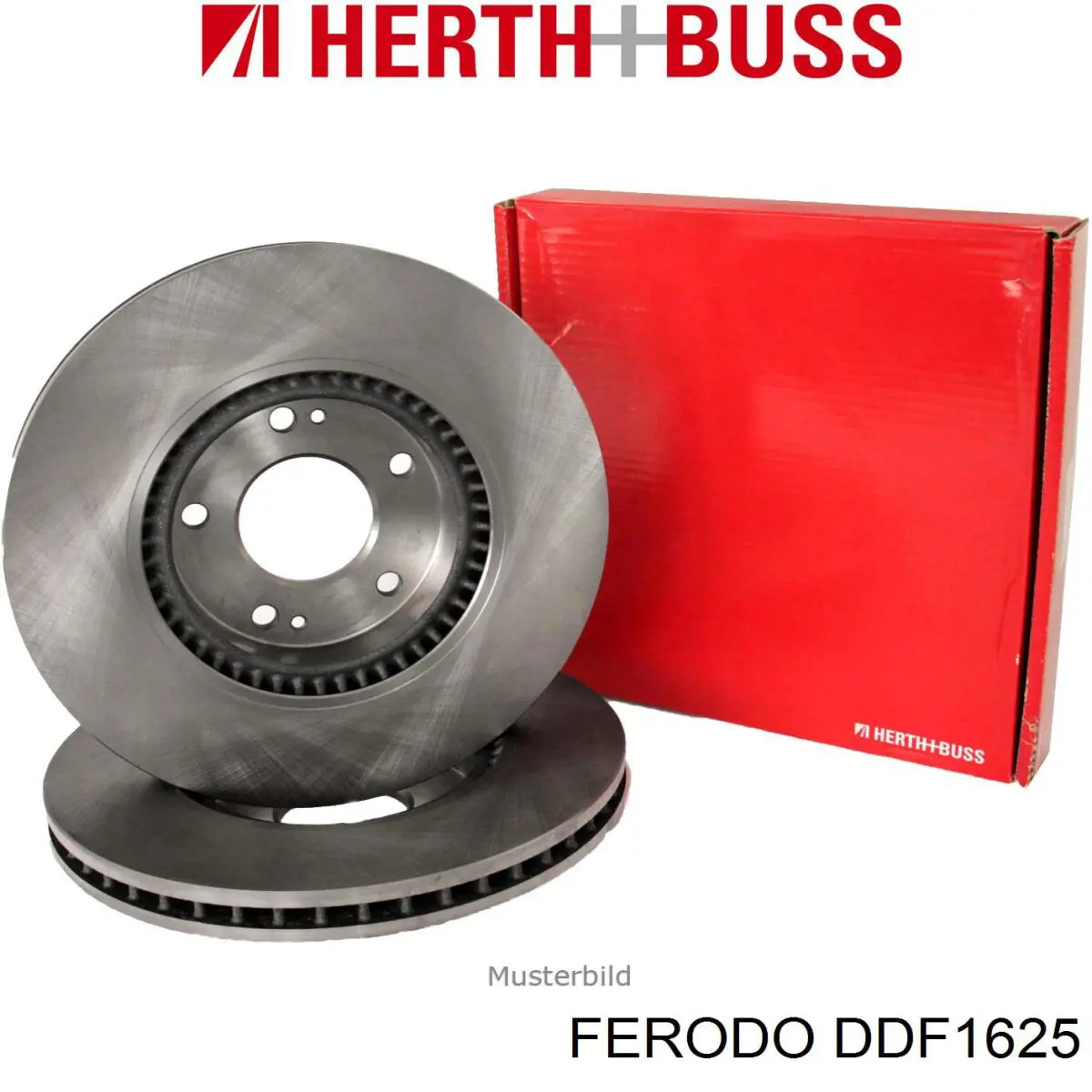 Гальмівні диски передні DDF1625 Ferodo