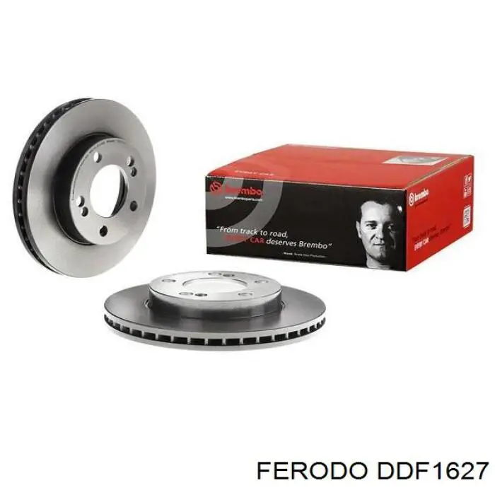 DDF1627 Ferodo Гальмо дискове переднє