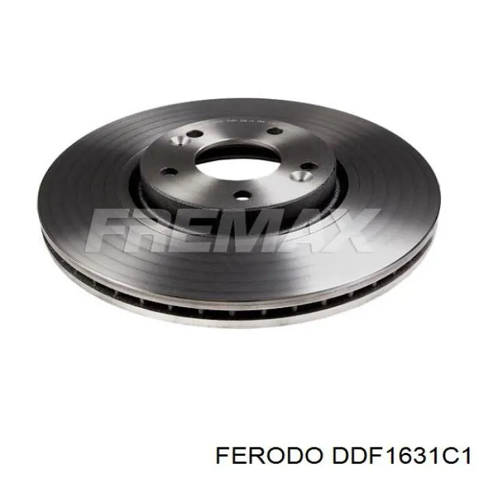 Диск гальмівний передній Ferodo DDF1631C1