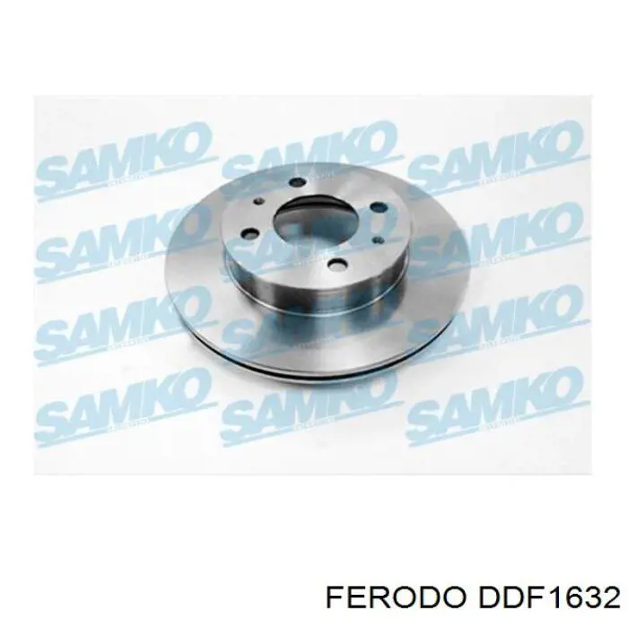 Гальмівні диски передні DDF1632 Ferodo