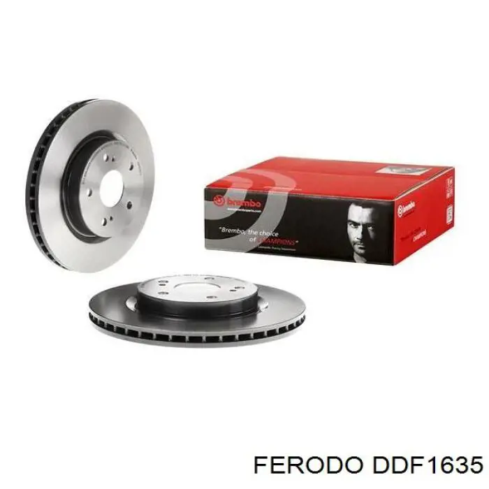 Гальмівні диски передні DDF1635 Ferodo