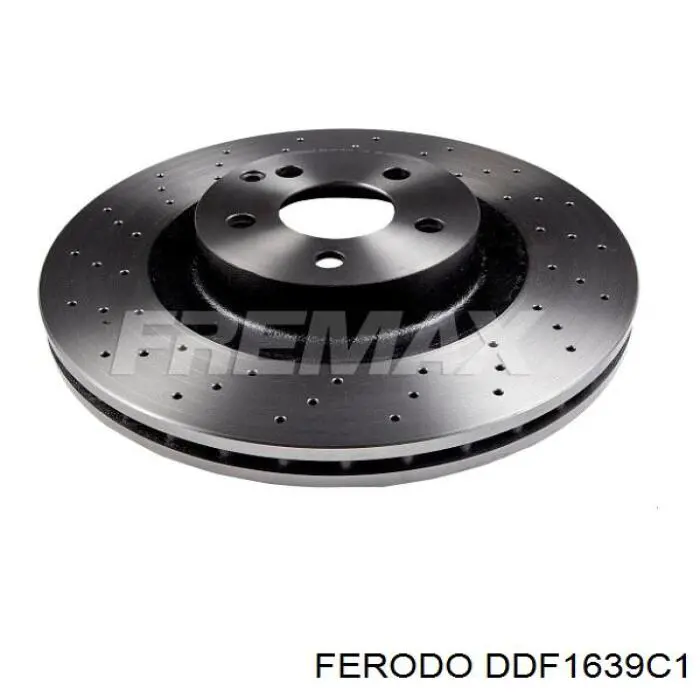 Диск гальмівний передній Ferodo DDF1639C1