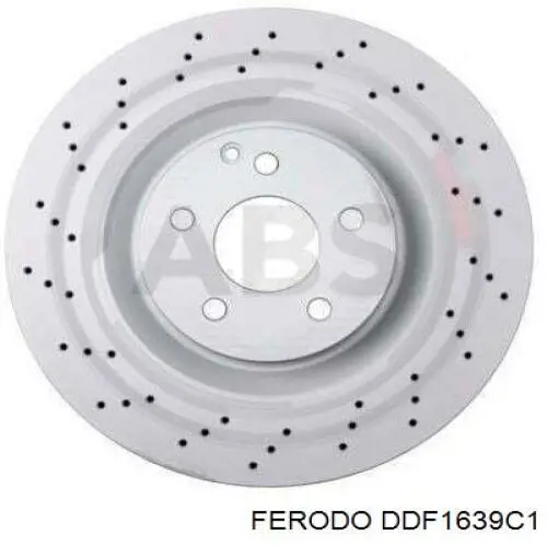 Диск переднього гальма Ferodo DDF1639C1 ціна, від 88.84 USD