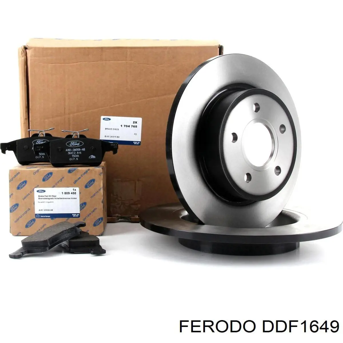 Диск переднього гальма Ferodo DDF1649 ціна, від 62.90 USD