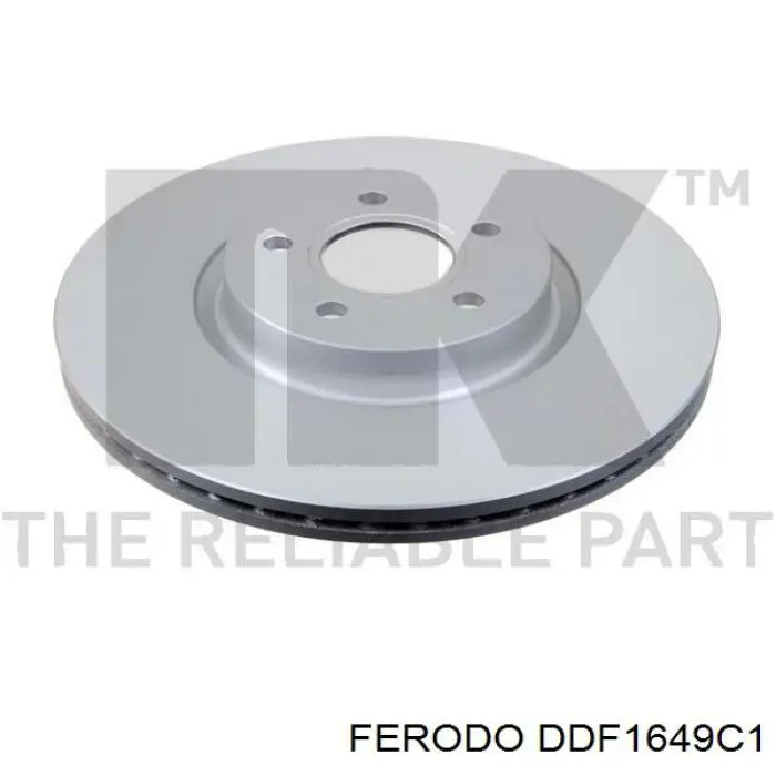 Гальмівні диски передні DDF1649C1 Ferodo
