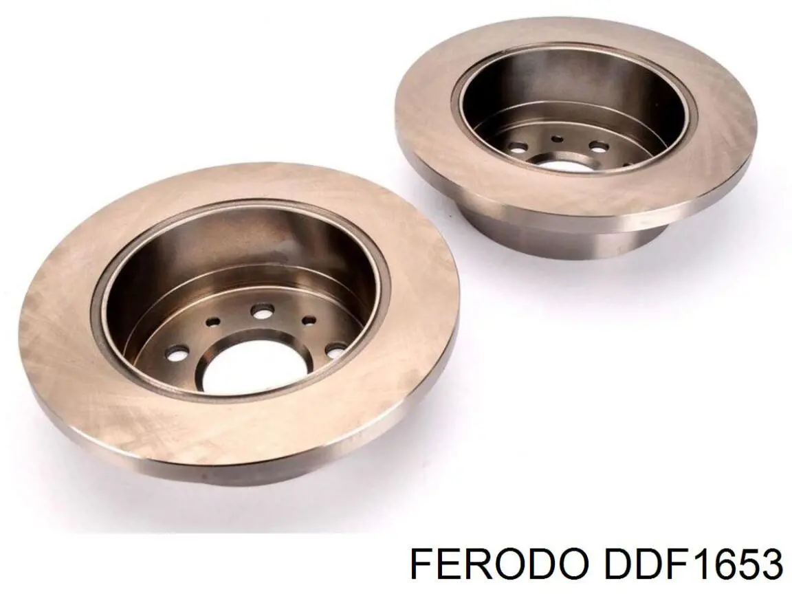 DDF1653 Ferodo диск гальмівний задній