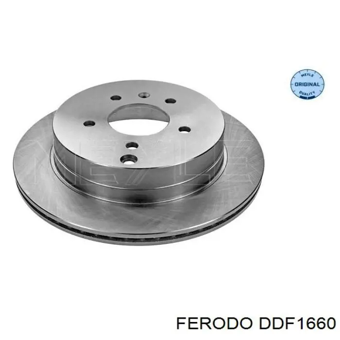 DDF1660 Ferodo диск гальмівний задній