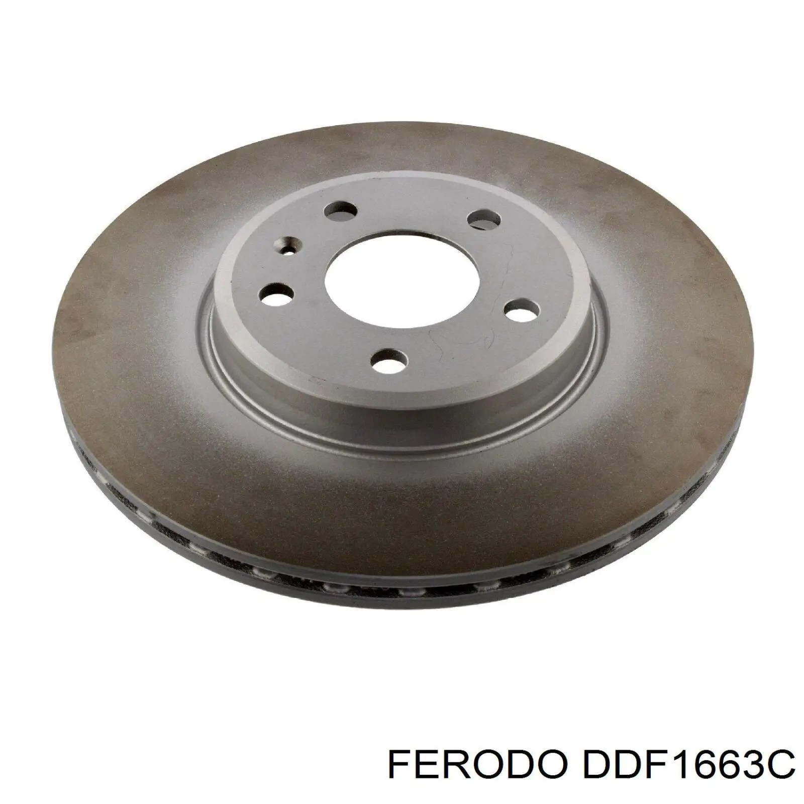 Диск гальмівний передній DDF1663C Ferodo