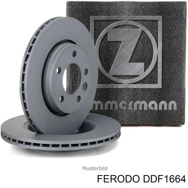 DDF1664 Ferodo Гальмо дискове переднє