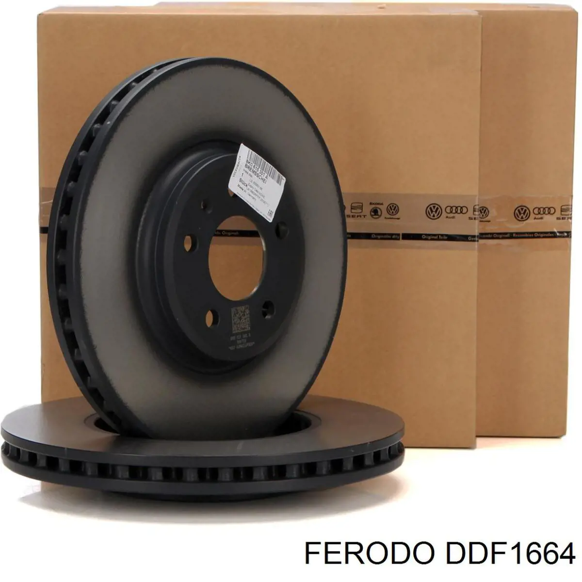 DDF1664 Ferodo диск гальмівний передній