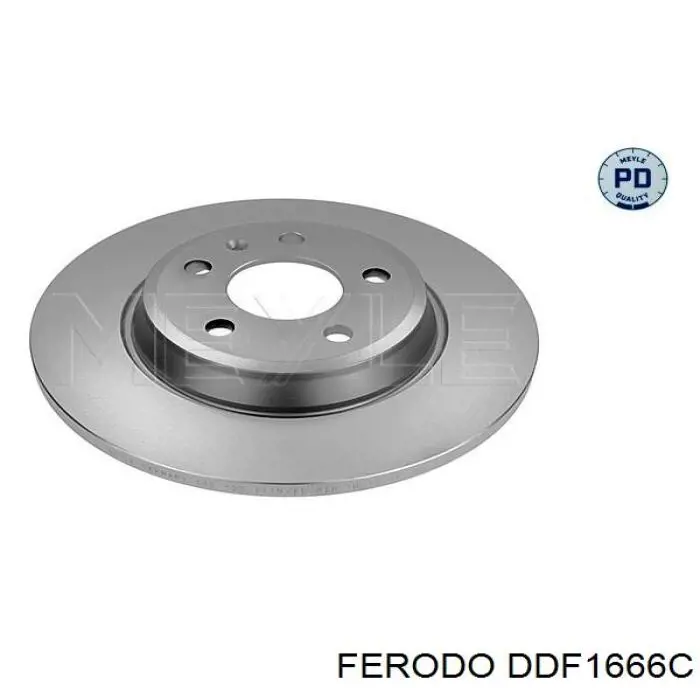 DDF1666C Ferodo Дискові гальма