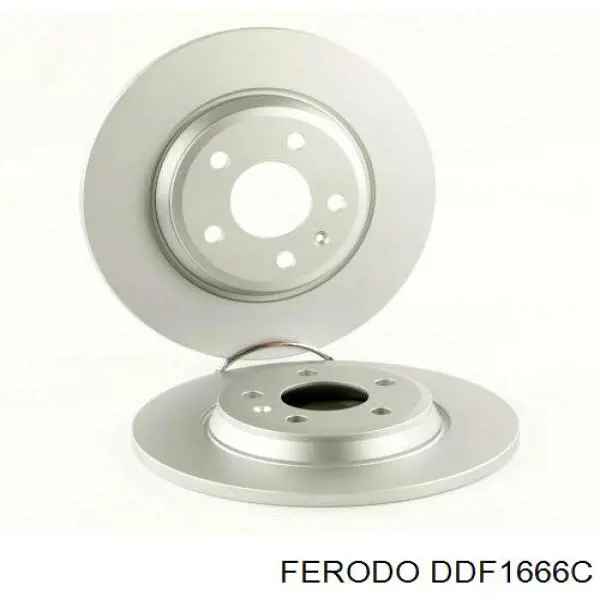Купити DDF1666C Ferodo Диск заднього гальма