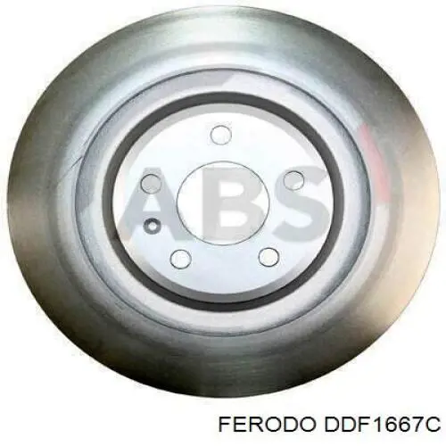Купити DDF1667C Ferodo Диск заднього гальма