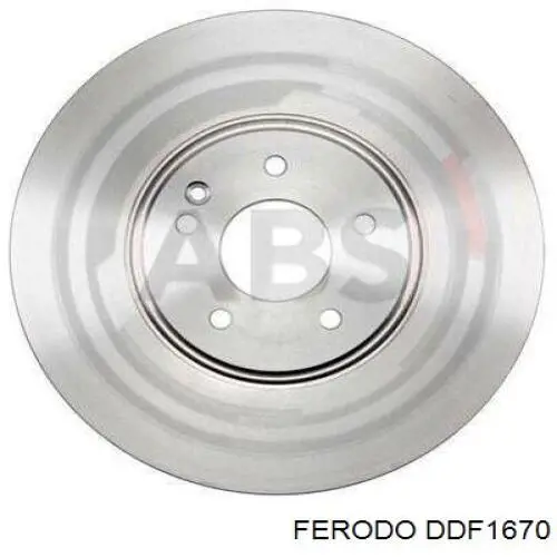 DDF1670 Ferodo Гальмо дискове переднє