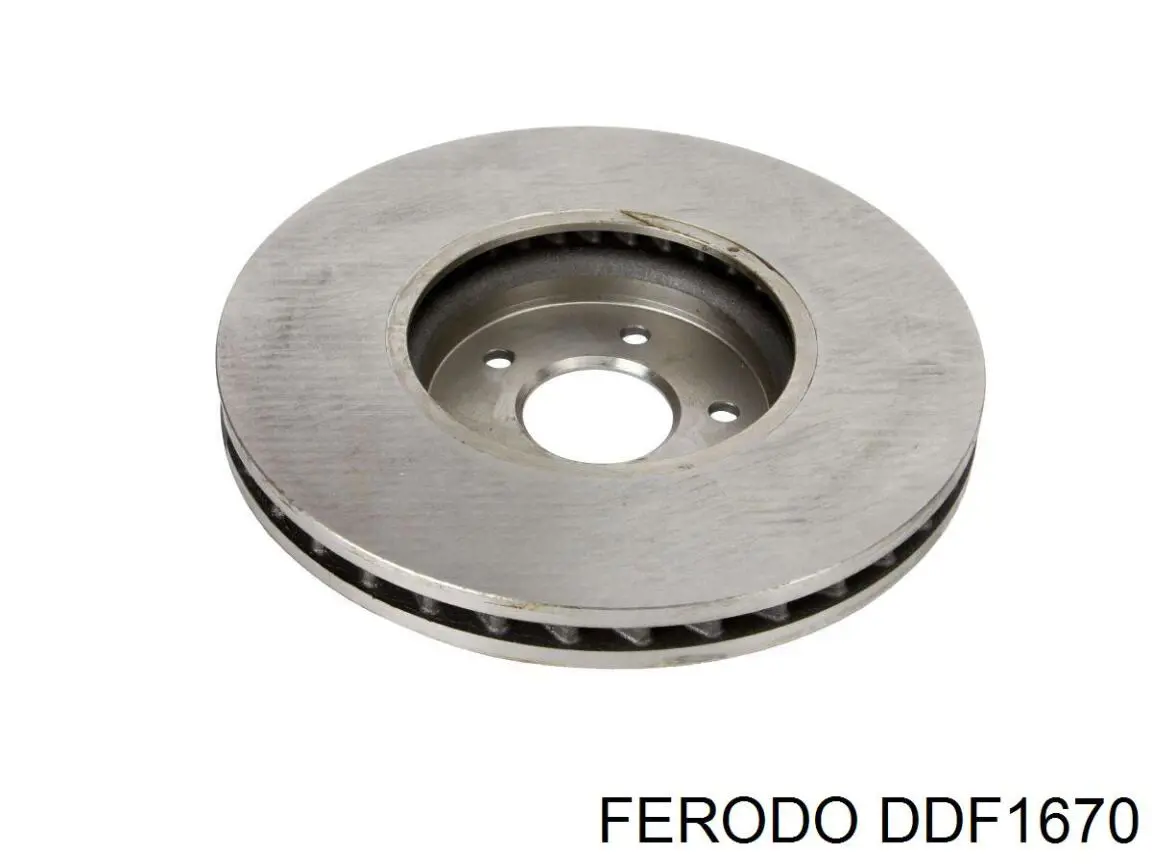 Гальмівні диски передні DDF1670 Ferodo
