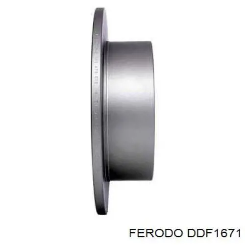 Купити DDF1671 Ferodo Диск заднього гальма