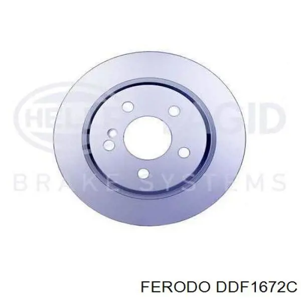 Купити DDF1672C Ferodo Диск заднього гальма