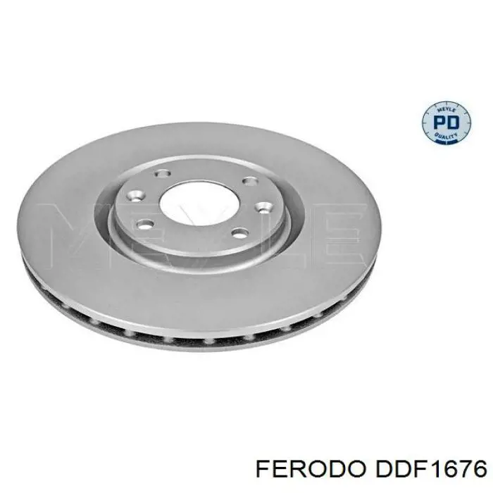 DDF1676 Ferodo диск гальмівний передній