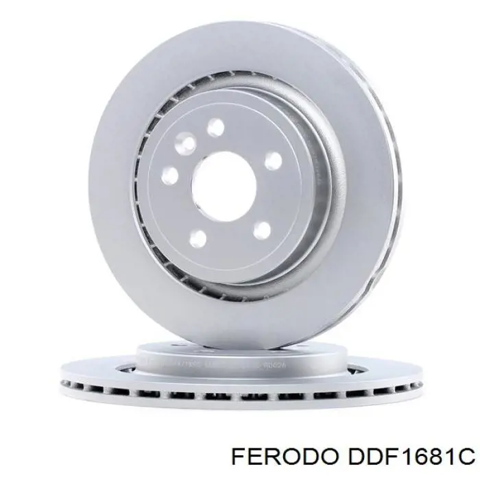 Купити DDF1681C Ferodo Диск заднього гальма
