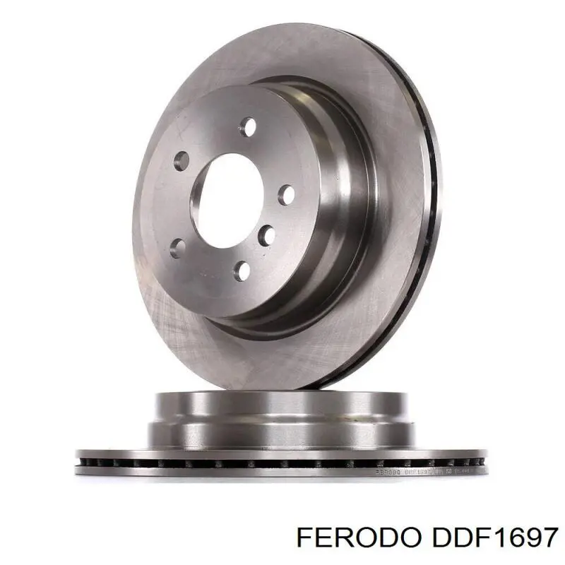 DDF1697 Ferodo диск гальмівний задній