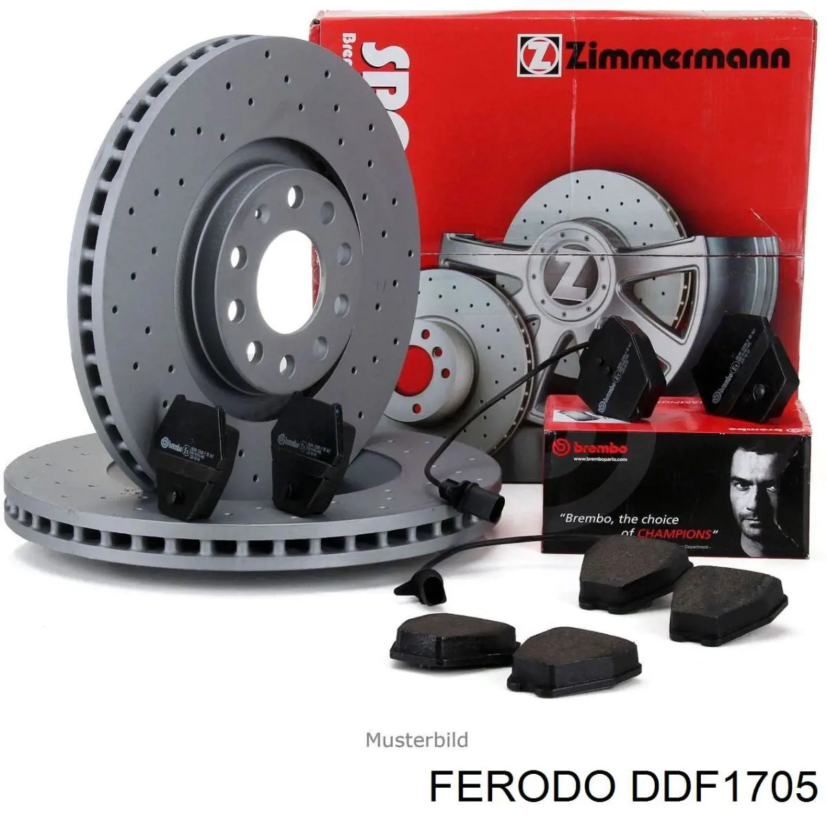 Диск переднього гальма Ferodo DDF1705 ціна, від 62.46 USD