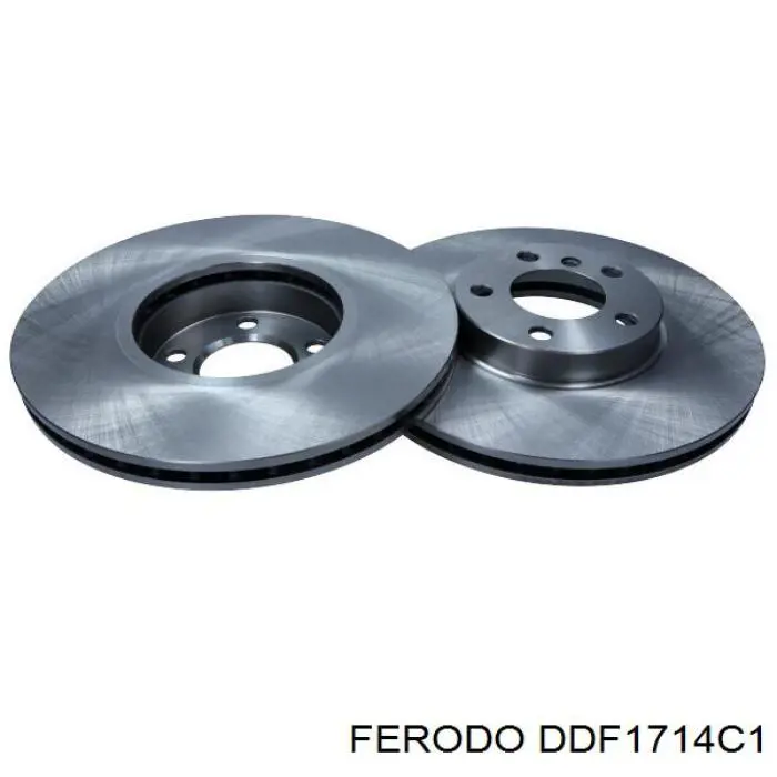 DDF1714C1 Ferodo Гальмо дискове переднє