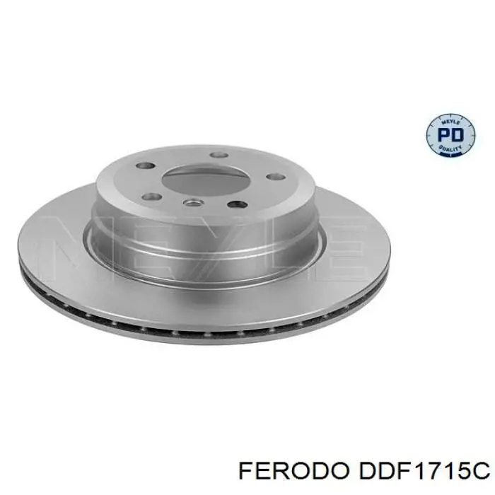Купити DDF1715C Ferodo Диск заднього гальма