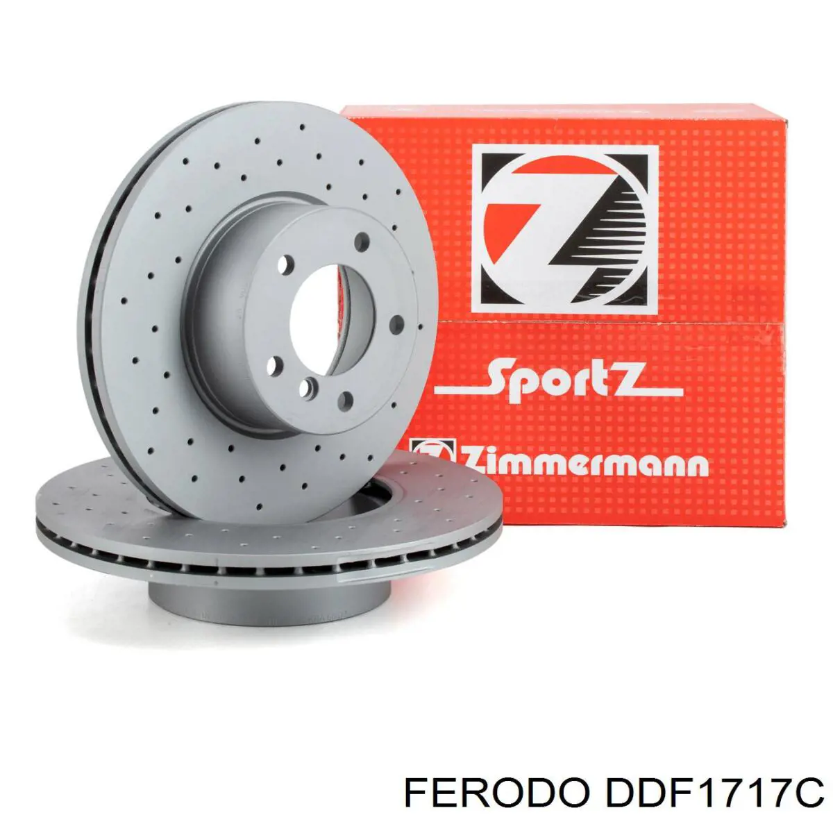 Диск гальмівний передній Ferodo DDF1717C