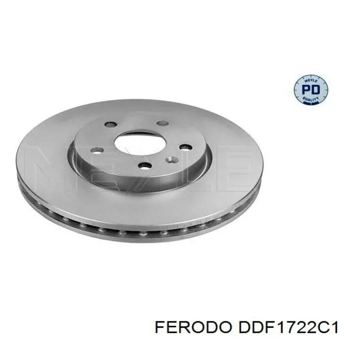 Купити DDF1722C1 Ferodo Ротор гальмівний