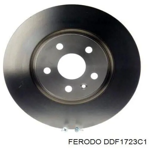 Диск гальмівний передній DDF1723C1 Ferodo