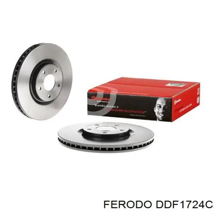 Купити DDF1724C Ferodo Ротор гальмівний