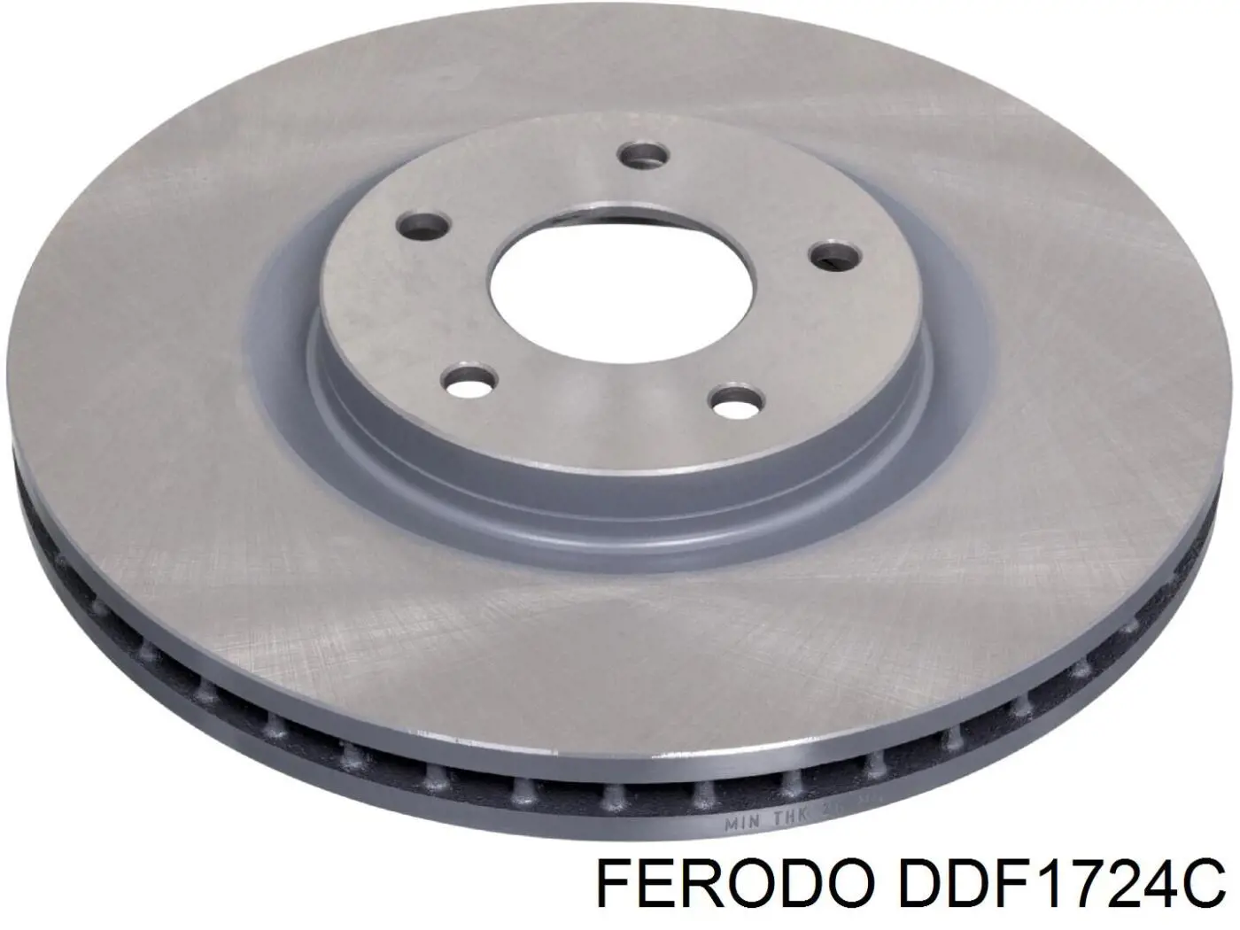 DDF1724C Ferodo Гальмо дискове переднє