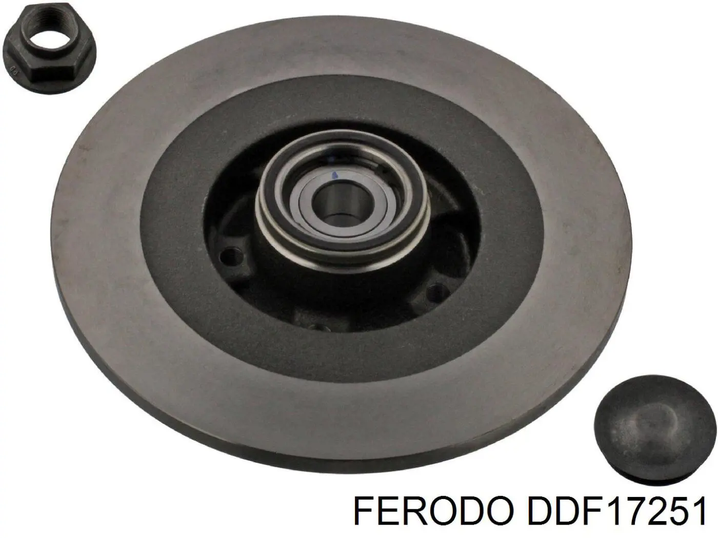 Купити DDF17251 Ferodo Диск заднього гальма