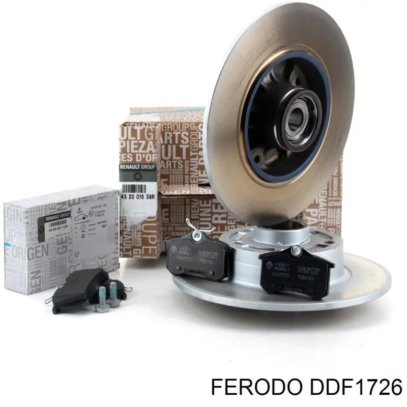 Купити DDF1726 Ferodo Ротор гальмівний