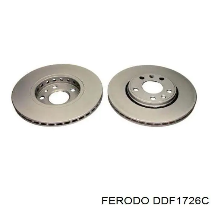 DDF1726C Ferodo Гальмо дискове переднє