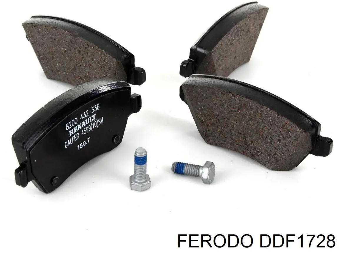 Диск гальмівний передній Ferodo DDF1728