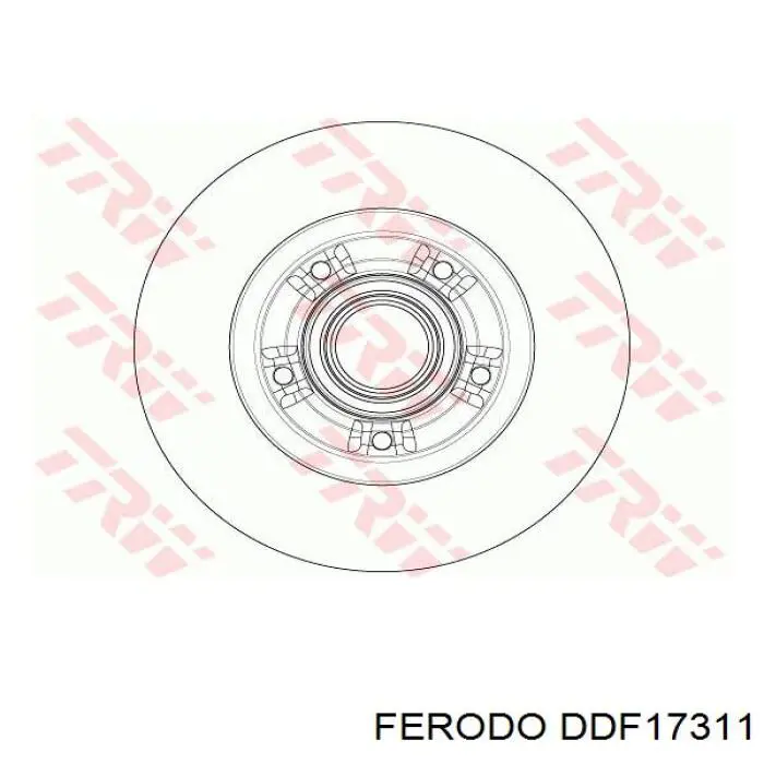 Задні дискові гальма Ferodo DDF17311 ціна, від 107.33 USD
