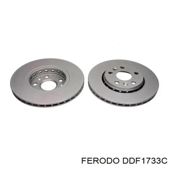 Гальмівні диски передні DDF1733C Ferodo