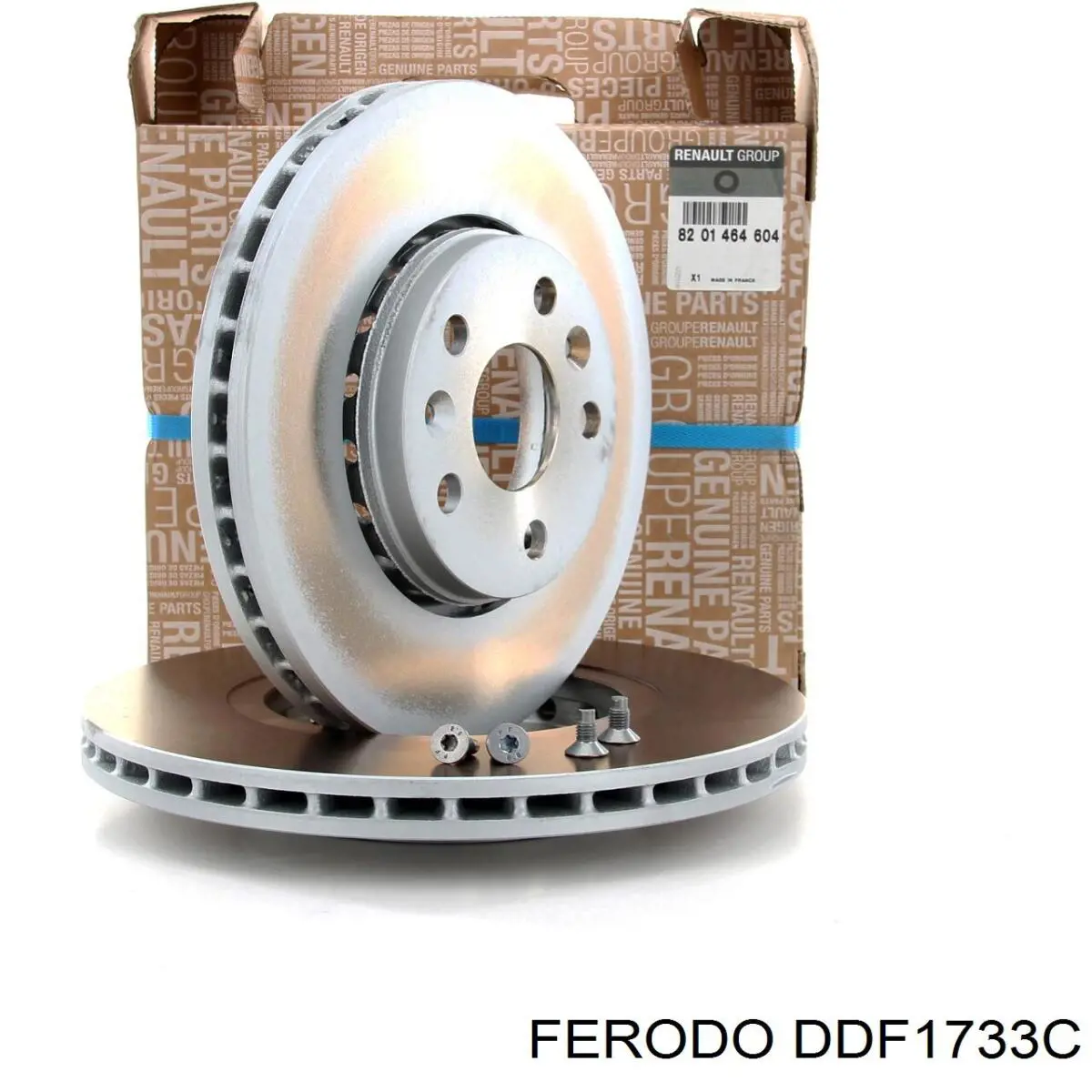 Диск гальмівний передній Ferodo DDF1733C